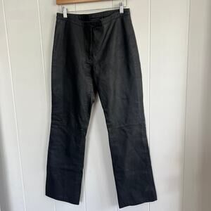 R&O Brand Leather Motorcycle Pants Sz 8